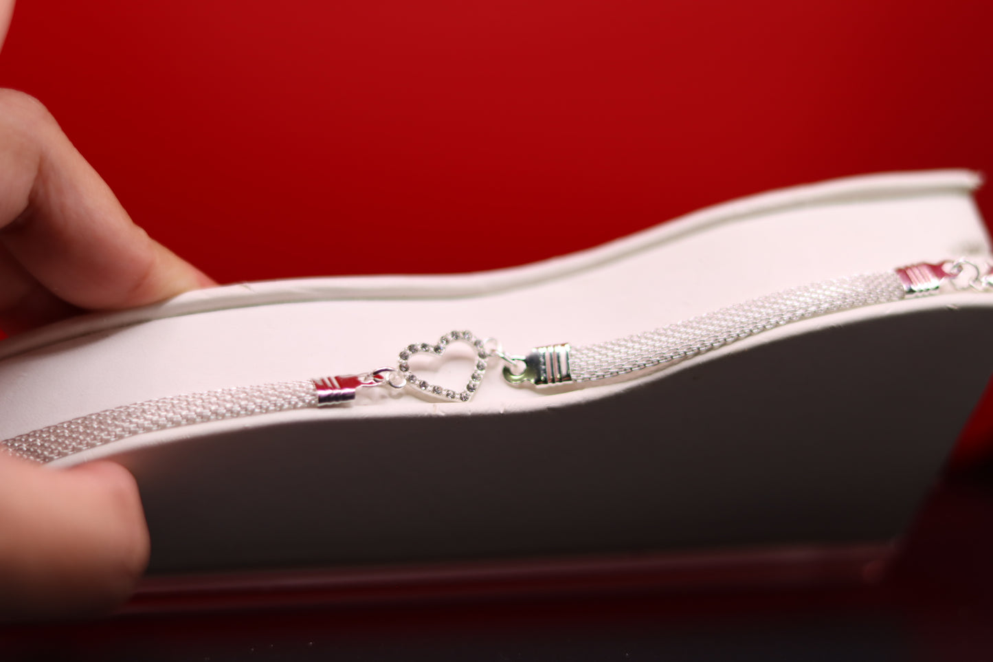 Open Heart Fashion Bracelet for Women