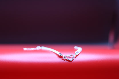Open Heart Fashion Bracelet for Women