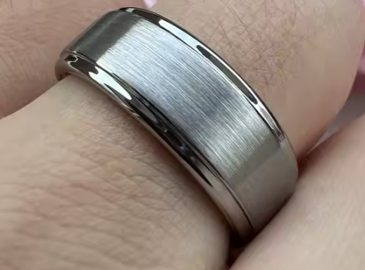 Classic Tungsten Carbide 8mm Wedding Band for Men Women