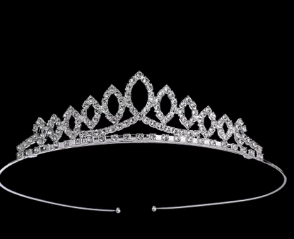 Elegant Princess Crystal Tiara Crown for Girls