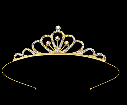 Bridal Queen Crown Silver Plated Tiara